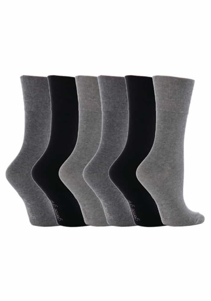 Sanfte Griffigkeit - 6 Paar Damen Sanfte Griffigkeit Nicht Elastische Socken - GG12