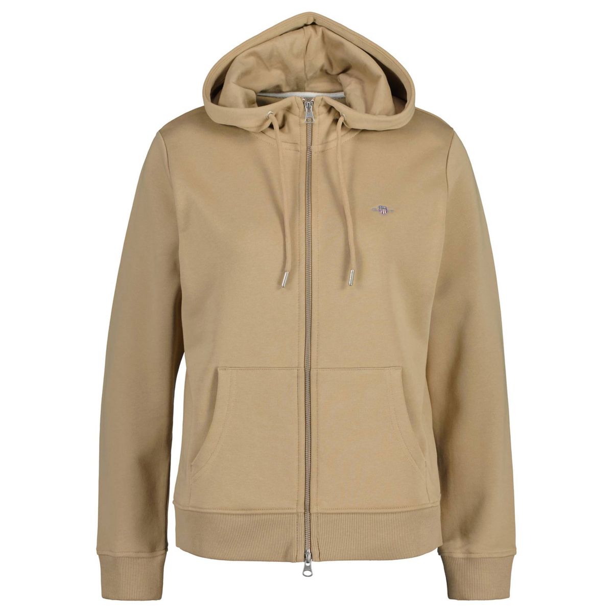 Damen Regular Fit Kapuzenjacke mit Reißverschluss