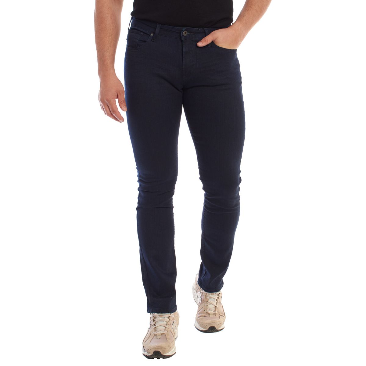 Moderne, verkürzte Jeans mit geradem Bein