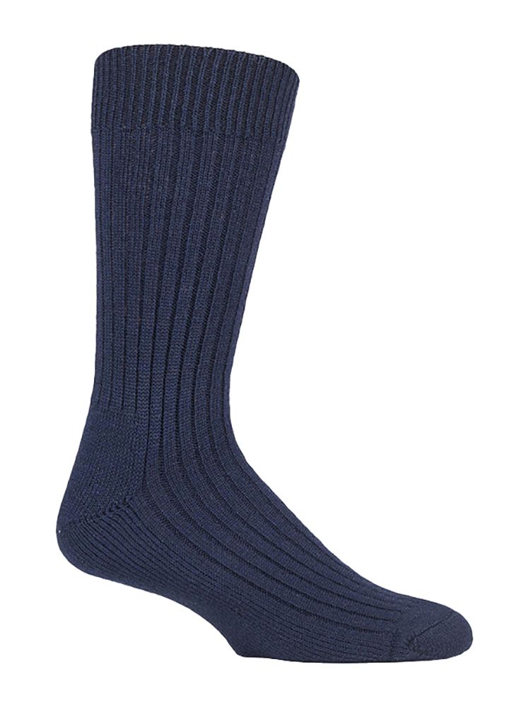 Gerippte Socken aus Wollmischung im Militärstil