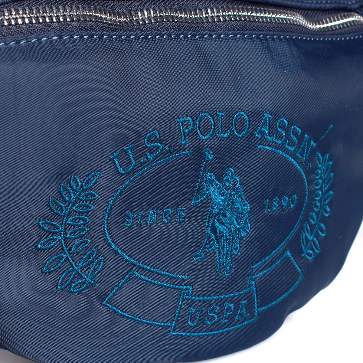 Nylon-Gürteltasche mit Logo-Stickerei