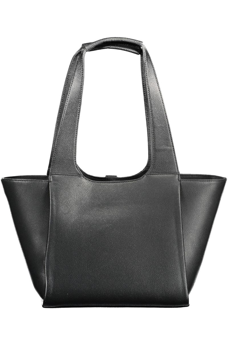 Strukturierte Shopper mit Monogramm-Detail