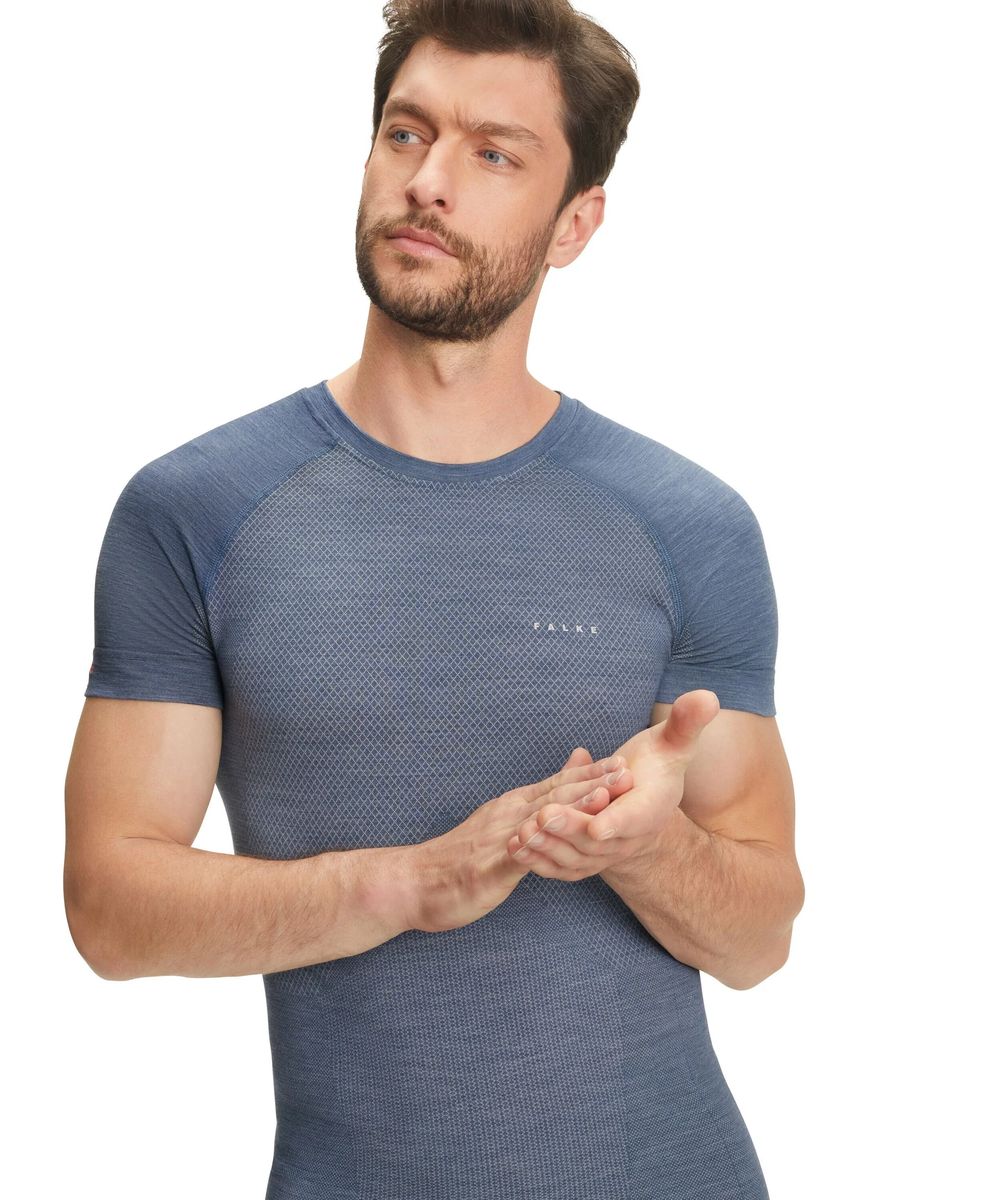 Funktionsshirt aus Merino-Mix