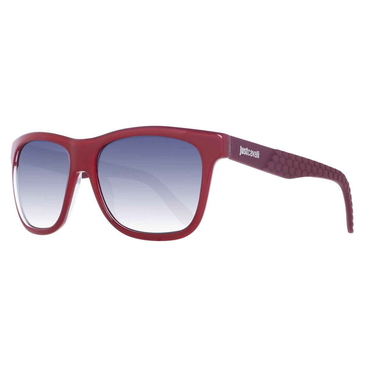 Quadratische Sonnenbrille mit gemusterten Bügeln