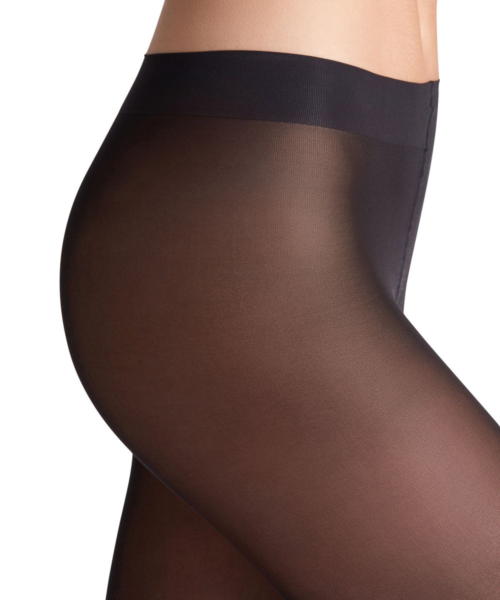 FALKE Matt Deluxe Feinstrumpfleggings, 30 DEN, Matt-Effekt, für Damen, schwarz, 36/38