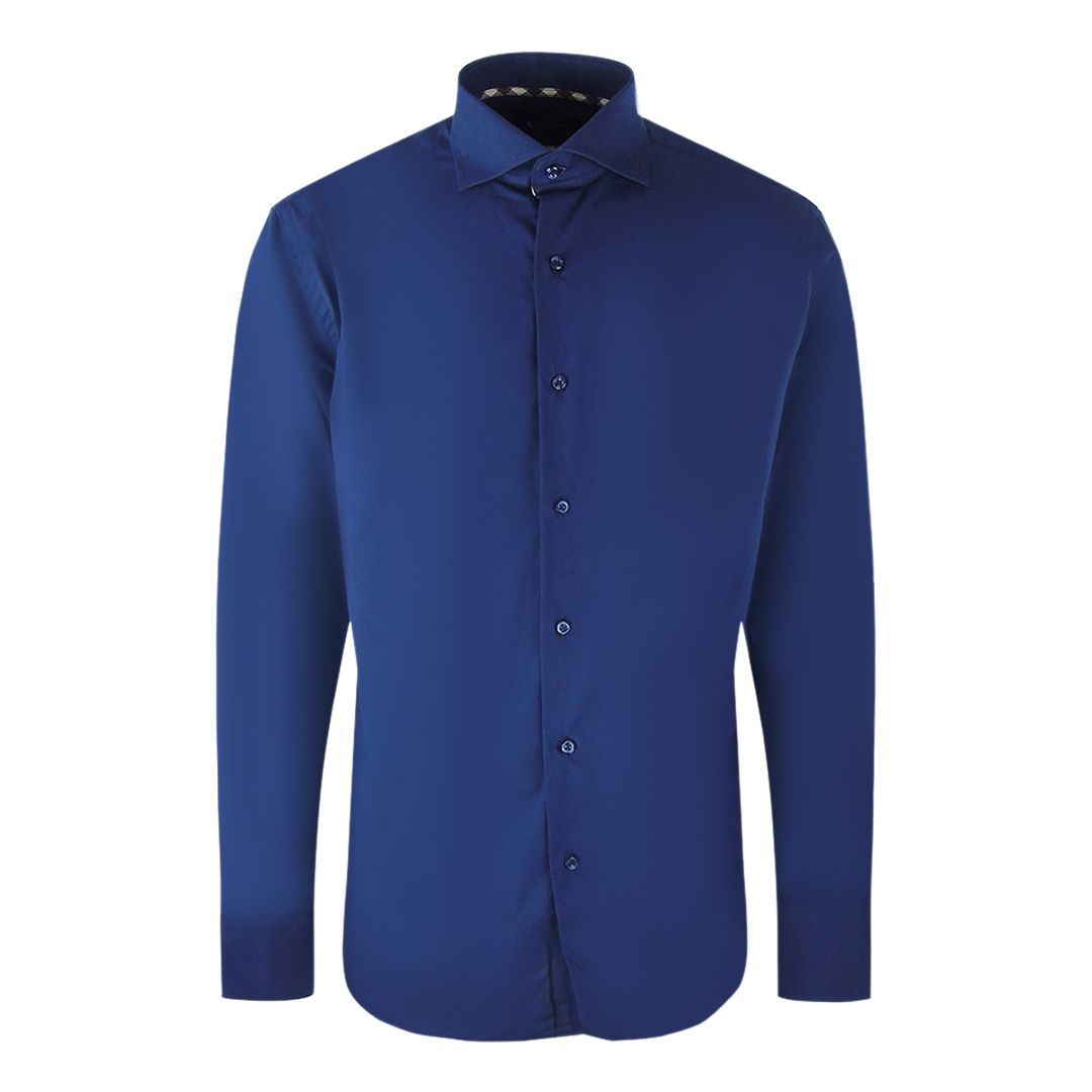 Gestreiftes Button-Down-Hemd mit Logo