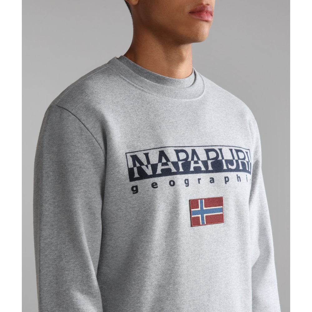 Sweatshirt mit Geografischem Logo-Print