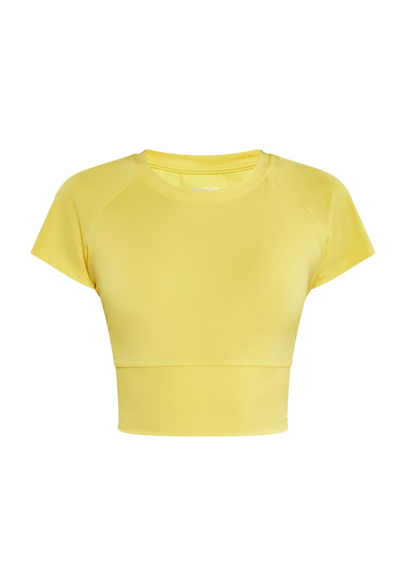 Sportliches Crop-Athleisure-Top