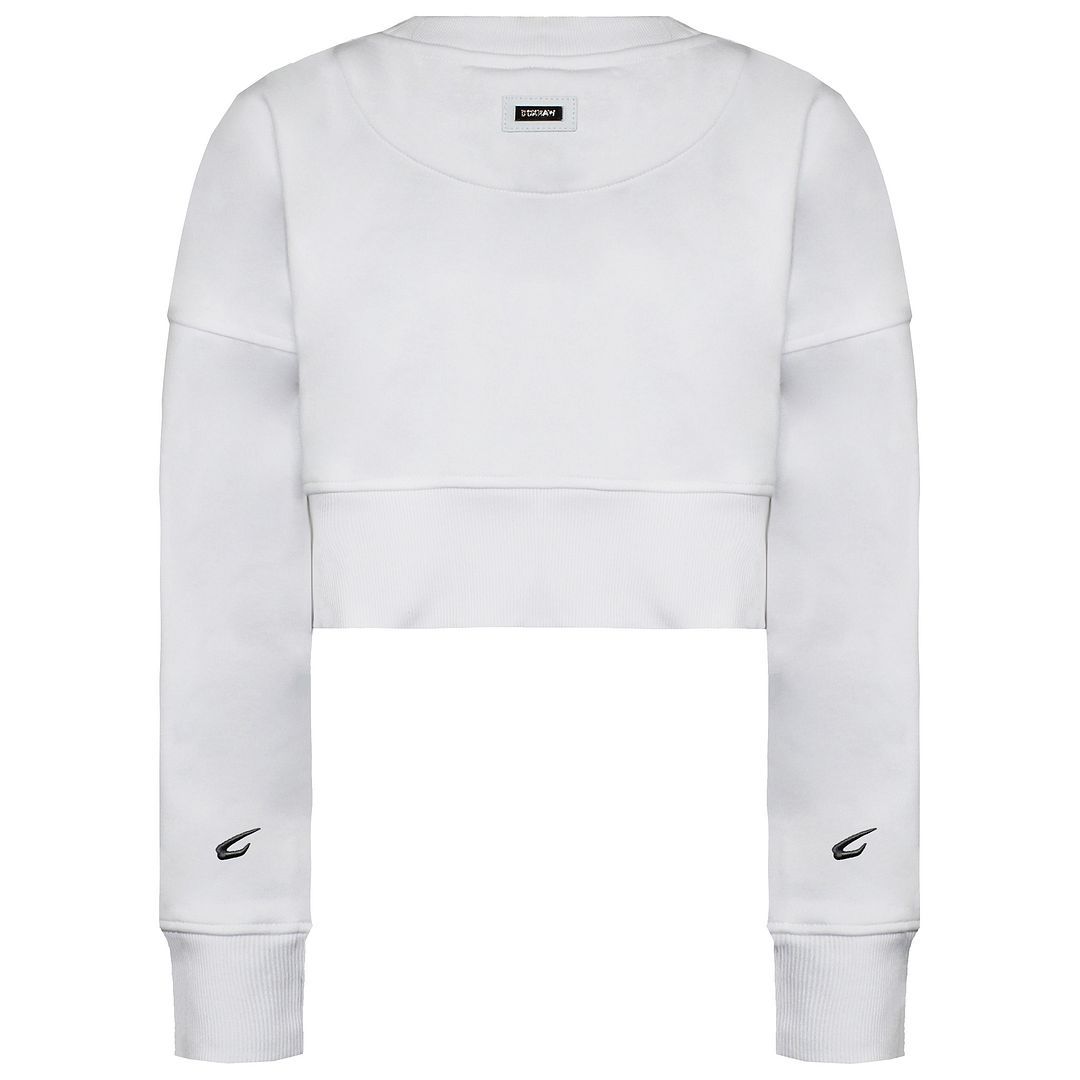 Kurzes Crewneck Sport Sweatshirt