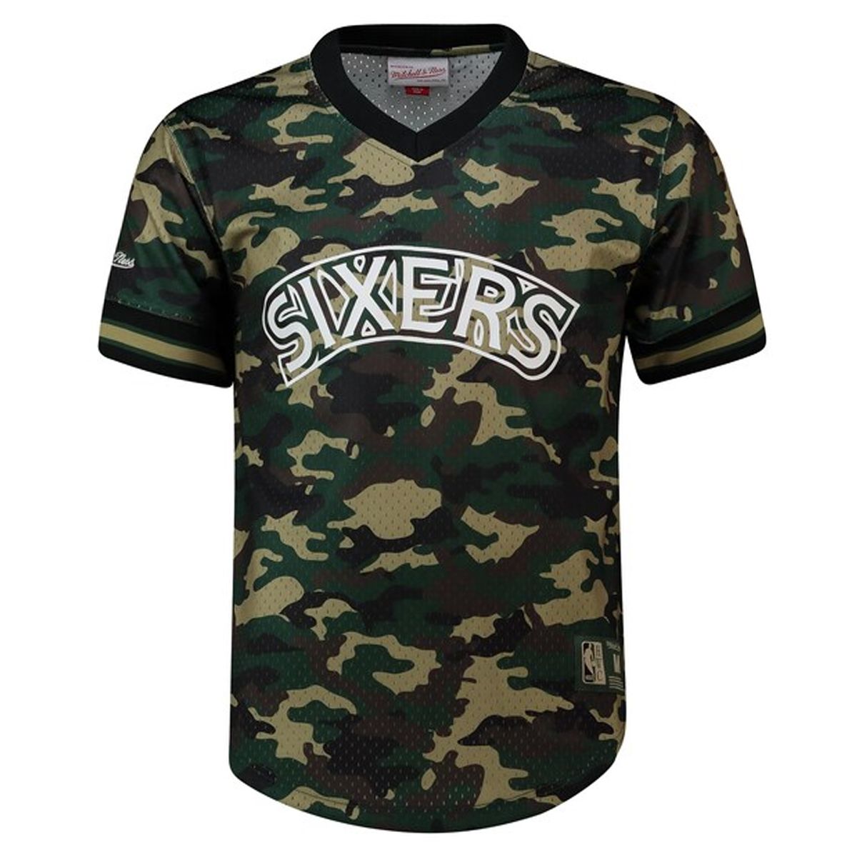 Philadelphia 76ers Camo Mesh T-Shirt