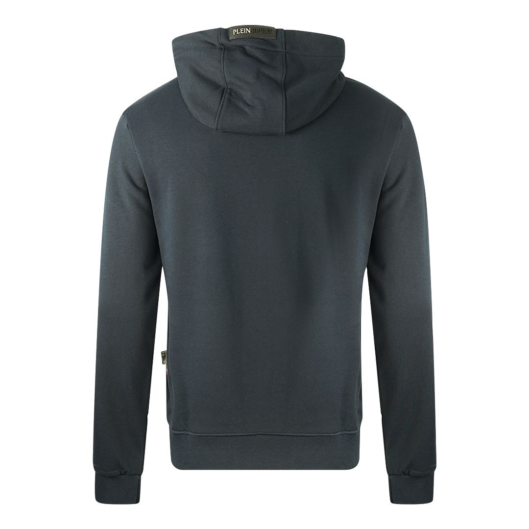 Sportlicher Kapuzenpullover mit Metallic-Logo