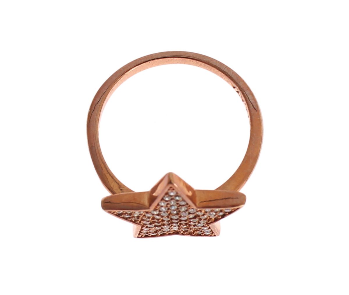 Funkelnder Ring mit Stern-Motiv