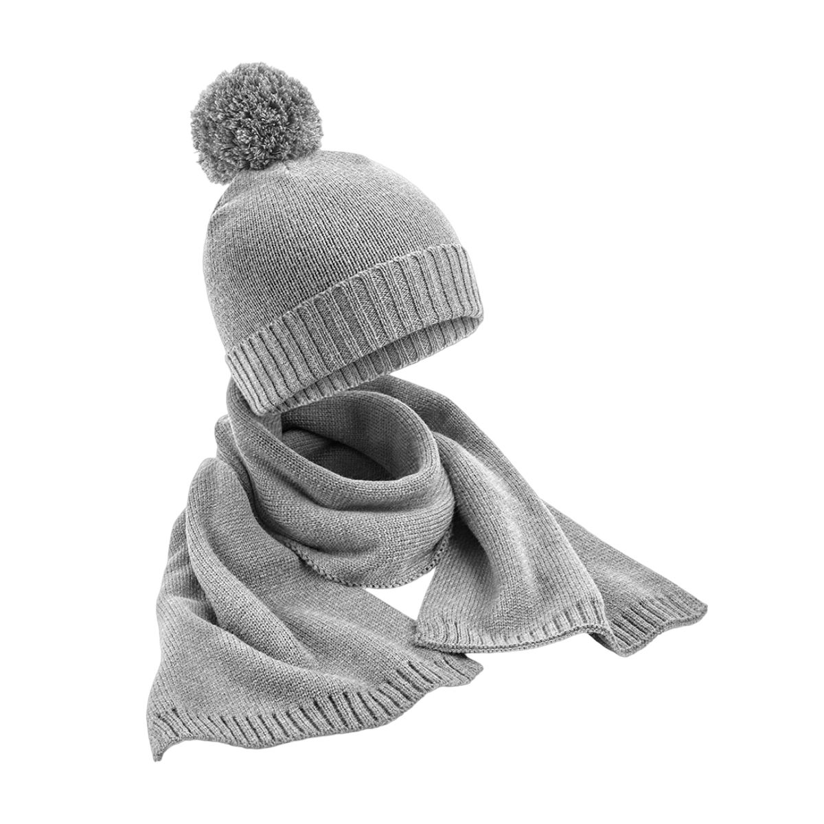 Passendes Strickmütze und Schal Set