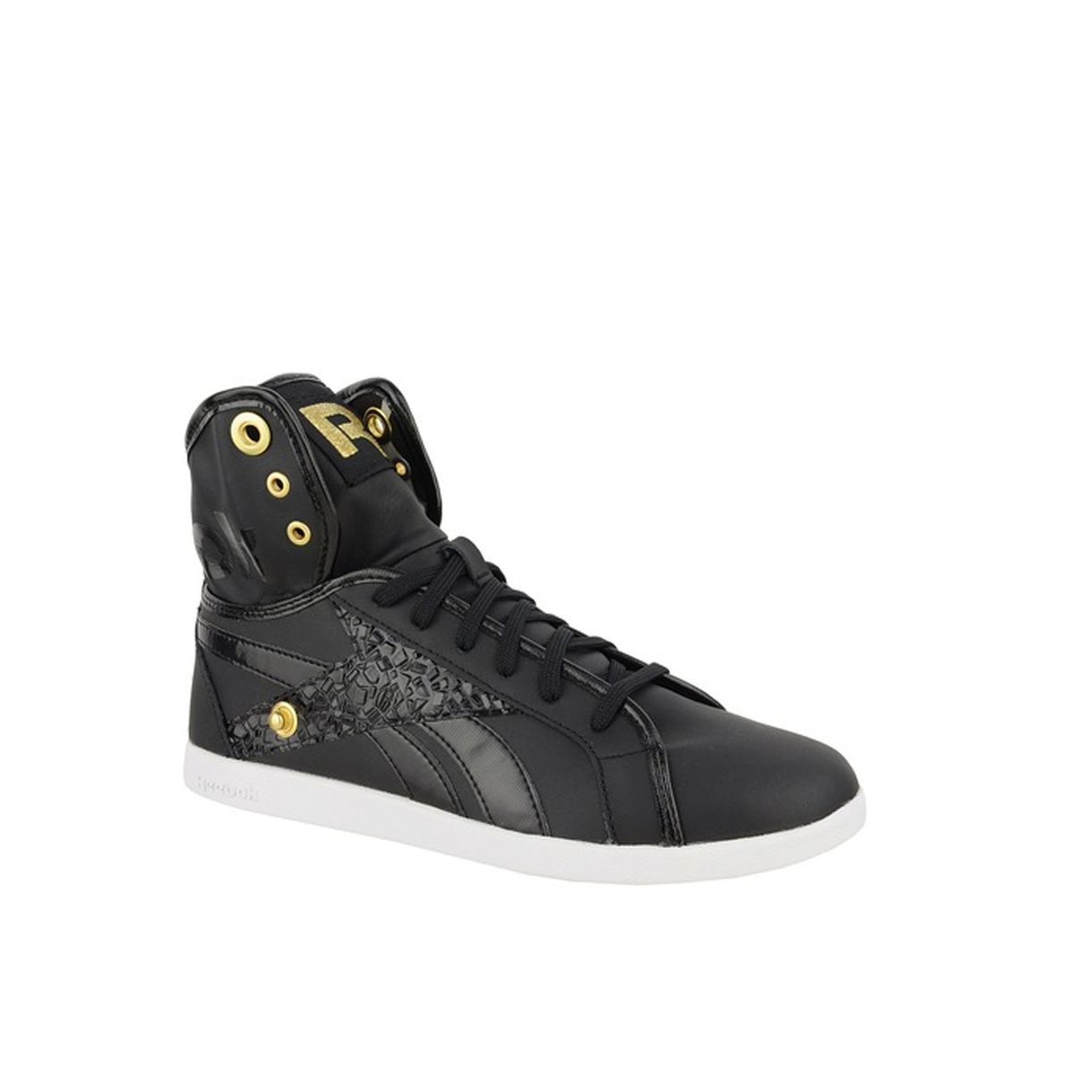 High-Top Sneaker mit Druckknopf-Details