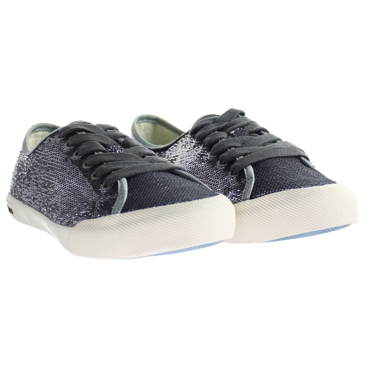 Low-Top-Sneaker mit Paillettenbesatz