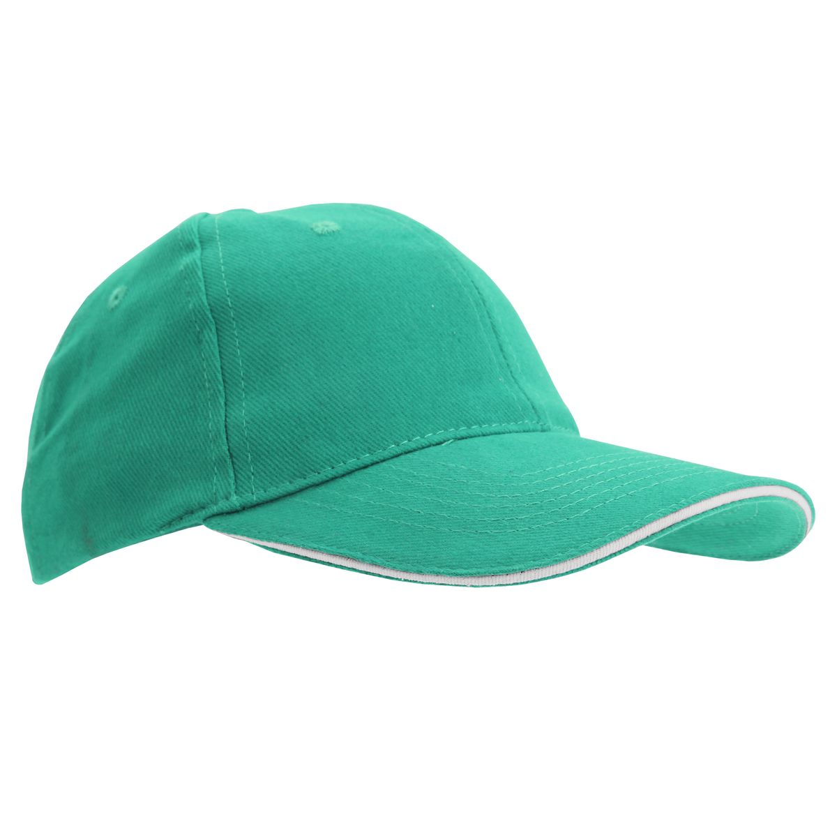 Klassische Baseballkappe mit Kontrastbesatz