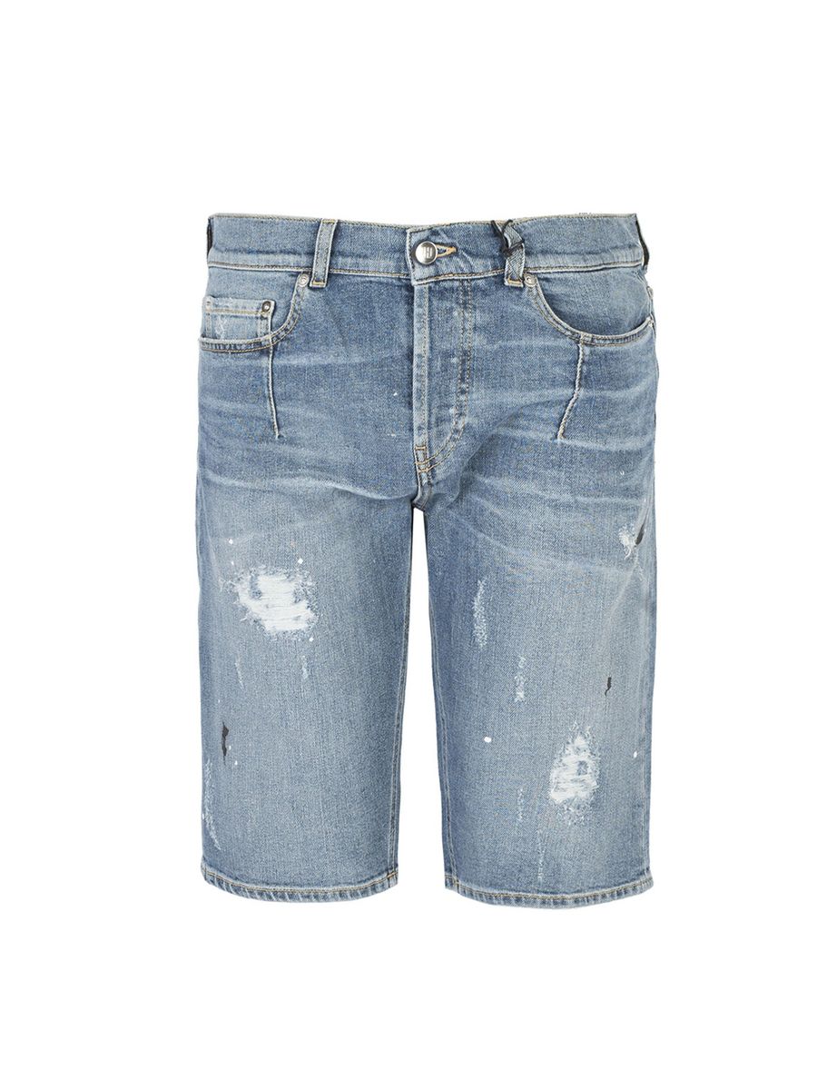 Distressed Jeansshorts