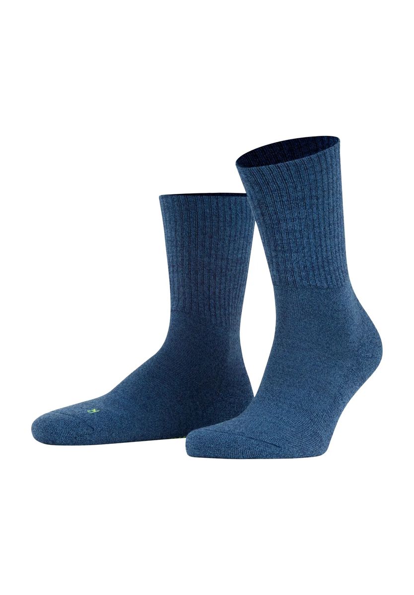 FALKE Walkie Light Trekking- und Wandersocken, klimaregulierende Merinowolle, blau, 37/38