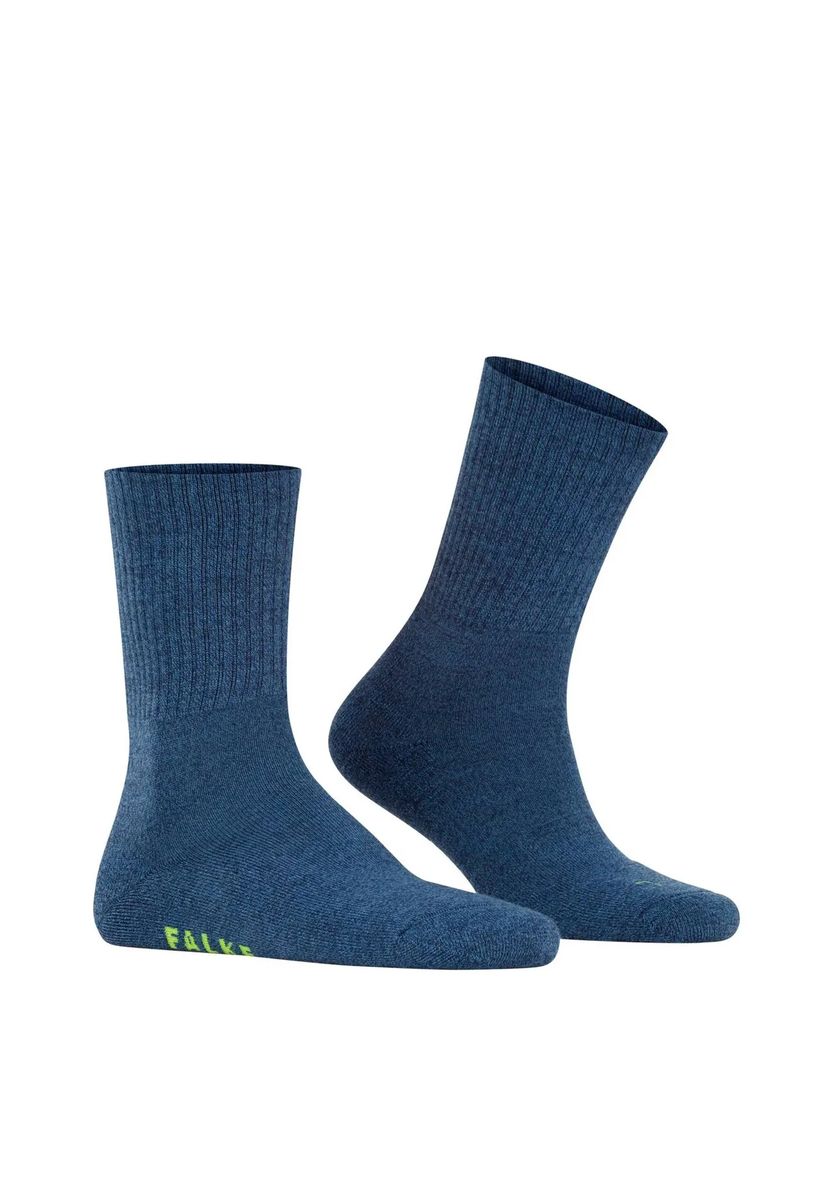 FALKE Walkie Light Trekking- und Wandersocken, klimaregulierende Merinowolle, blau, 37/38
