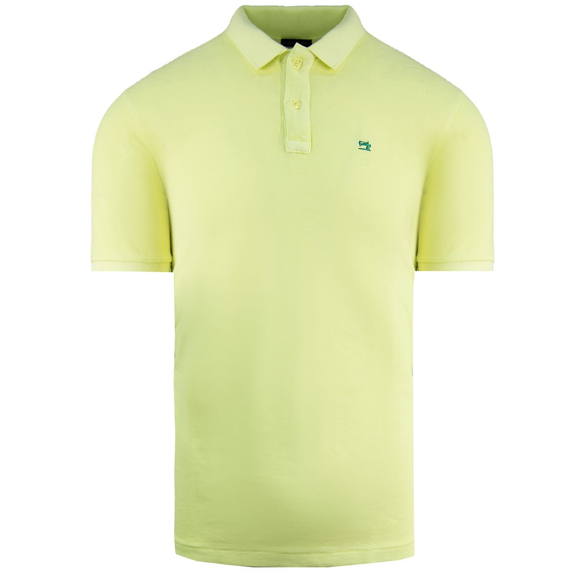 Baumwoll-Piqué Kurzarm Poloshirt