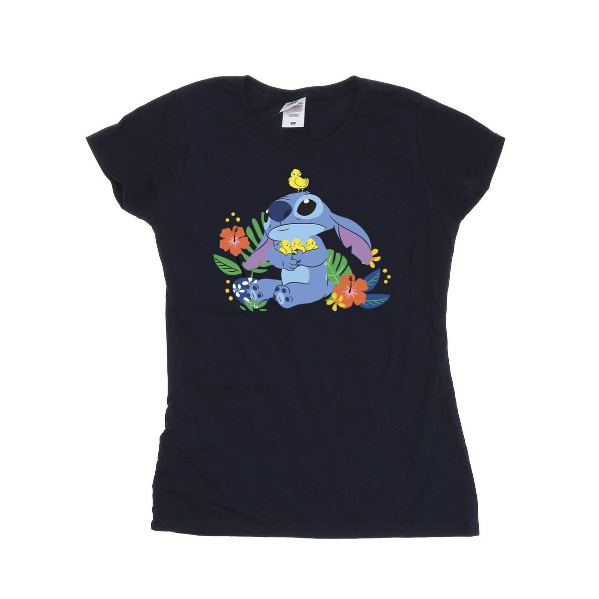 Lilo & Stitch Blumen Damen T-Shirt