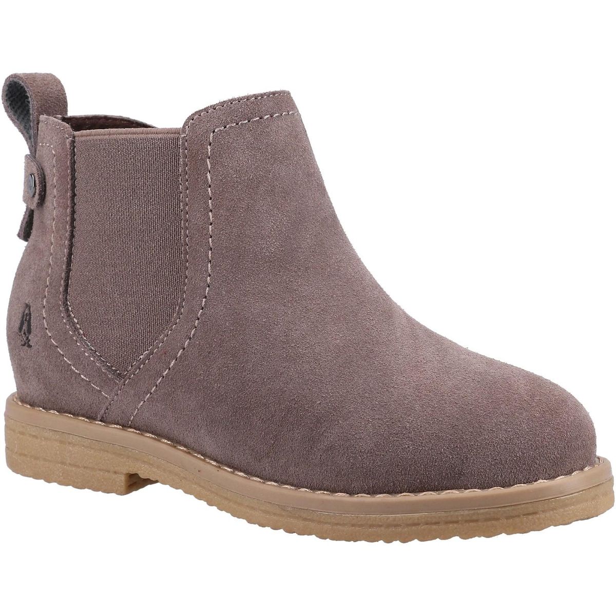 Hush Puppies Girls Mini Maddy Stiefelette aus Wildleder (Grau)