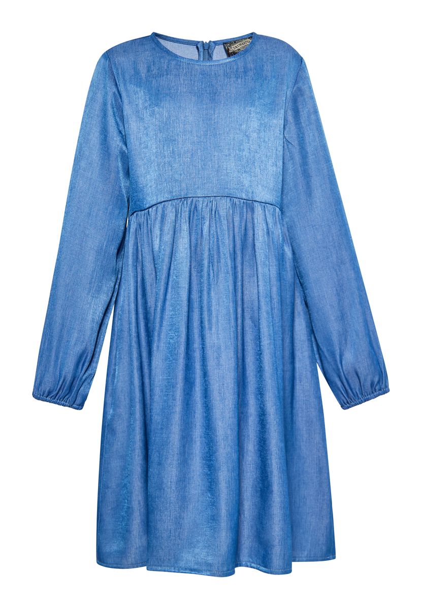 Langärmeliges Jeanskleid für Kinder