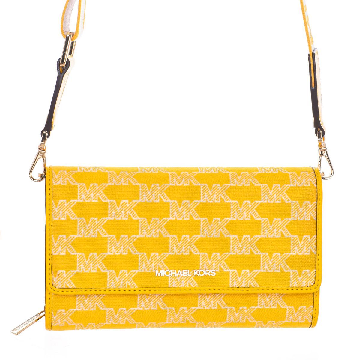 Geldbörse mit Monogramm-Jacquard Umhängetasche