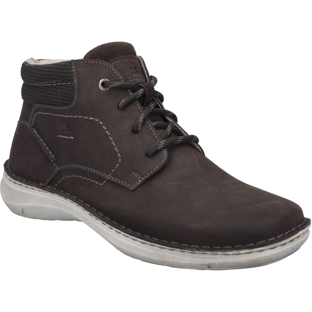 Herren-Ankle-Boot aus braunem Leder