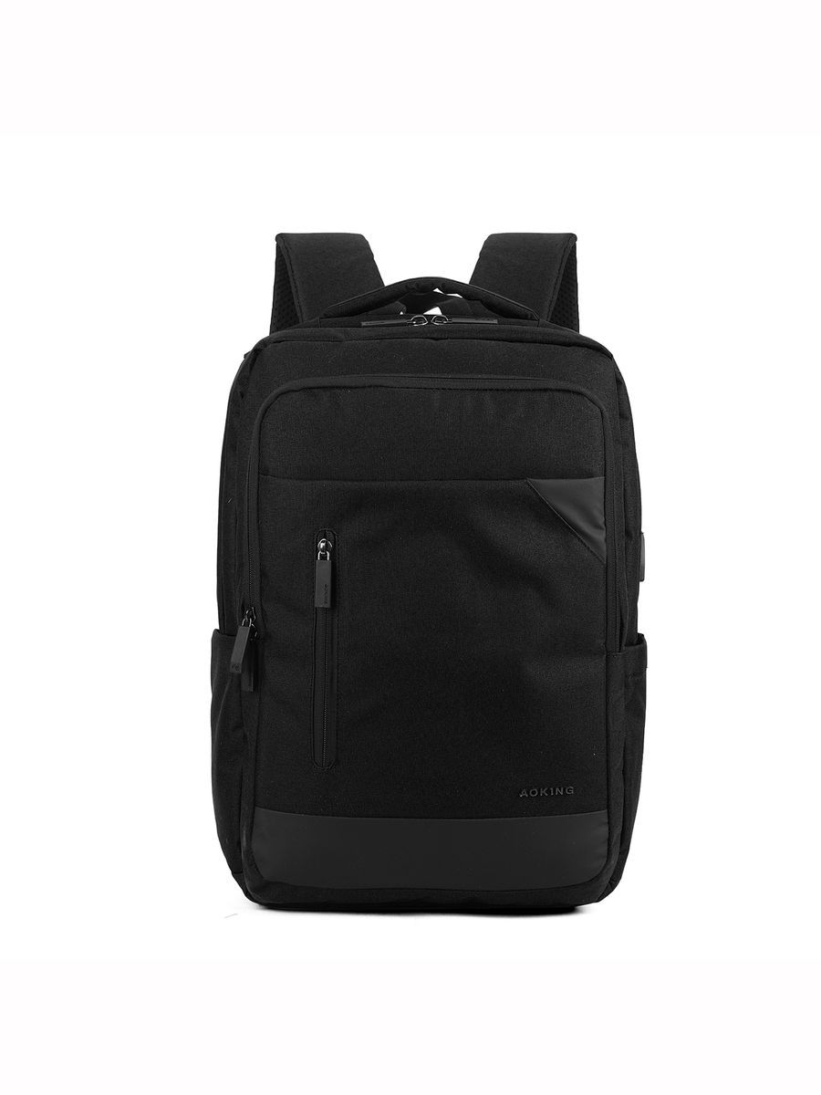 Klassischer Schwarzer Unisex Rucksack