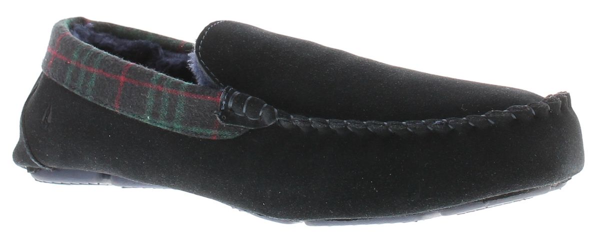 Hush Puppies Andreas Wildleder-Herren-Hausschuhe In Marineblau