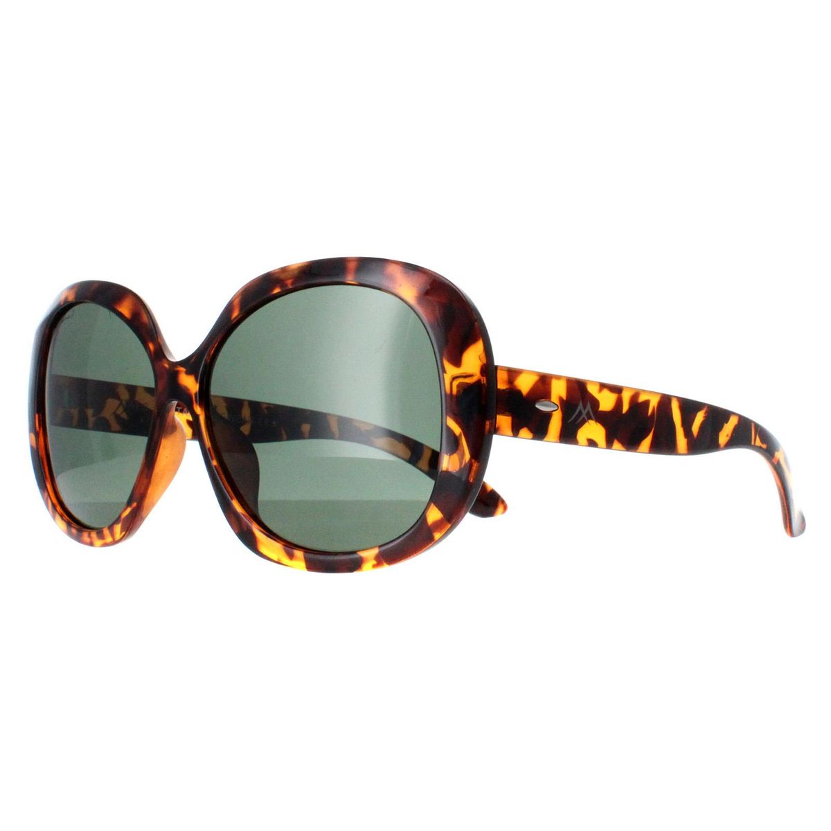 Oversized Schildpatt Polarisierte Sonnenbrille