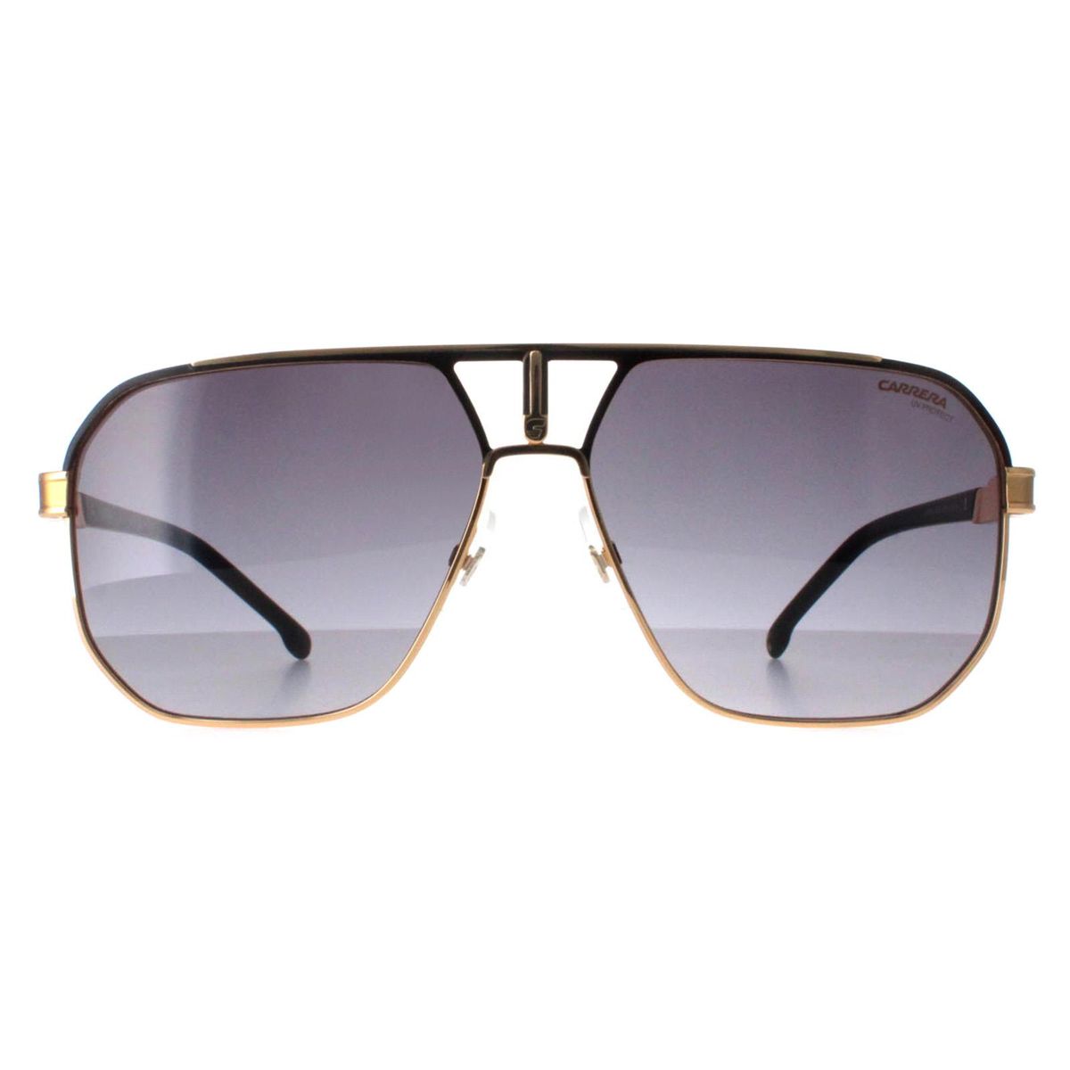 Schwarz-goldfarbene Piloten-Sonnenbrille