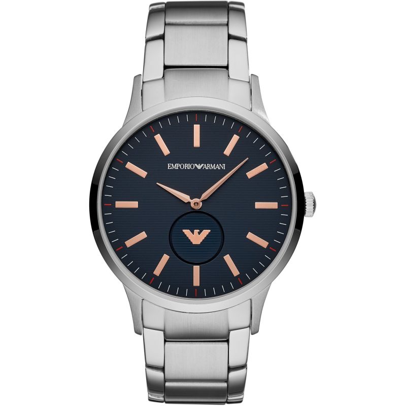 Klassische Herrenuhr aus Edelstahl