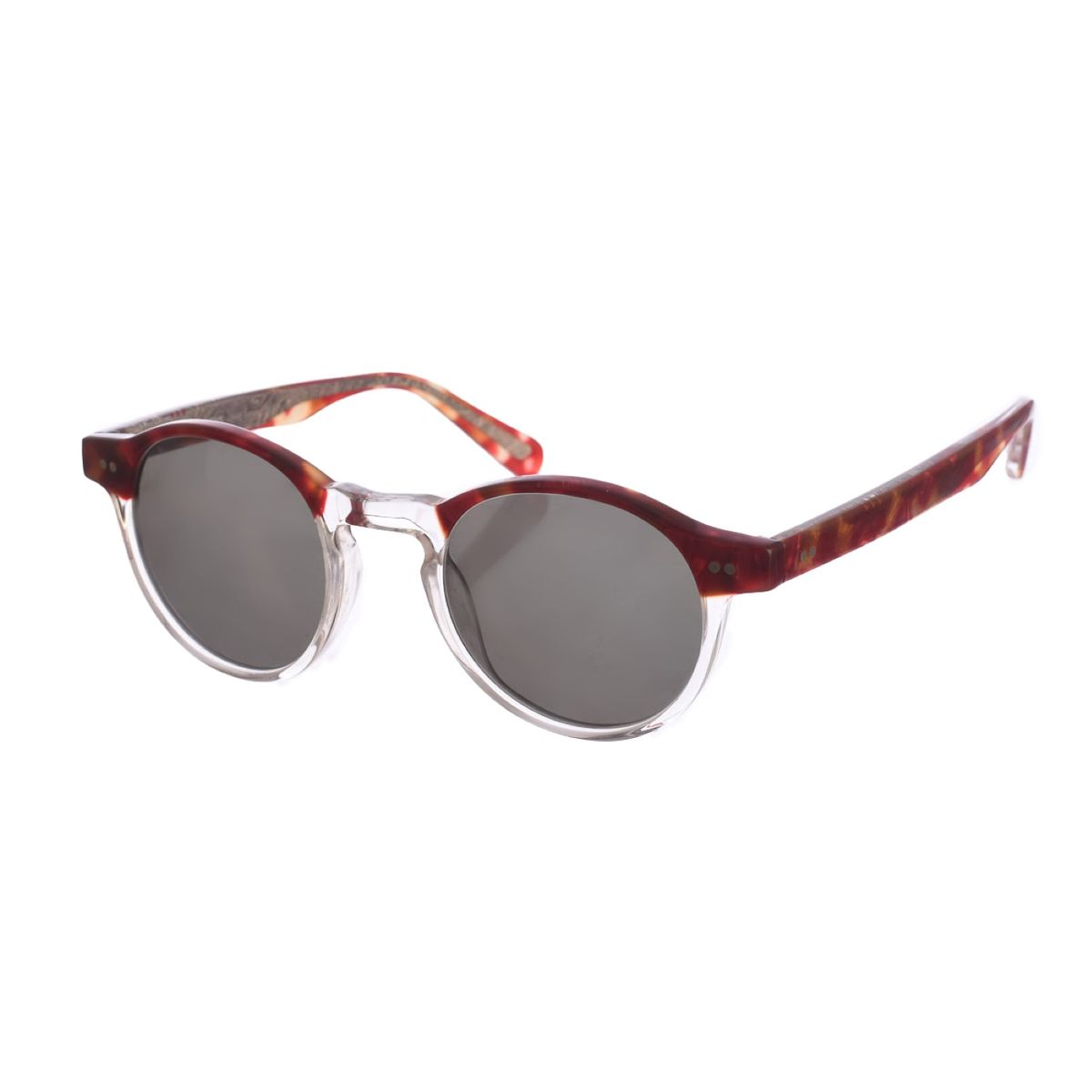 Runde Acetatrahmen Unisex Sonnenbrille
