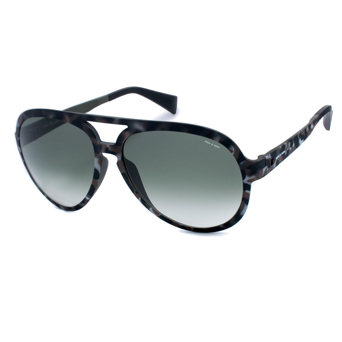 Aviator Sonnenbrille mit gemustertem Rahmen