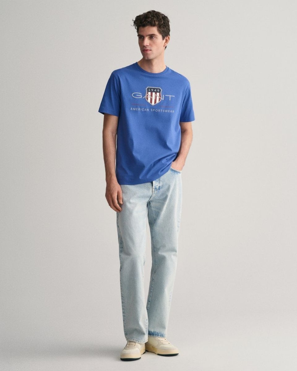 T-Shirt mit Archiv-Schild-Logo