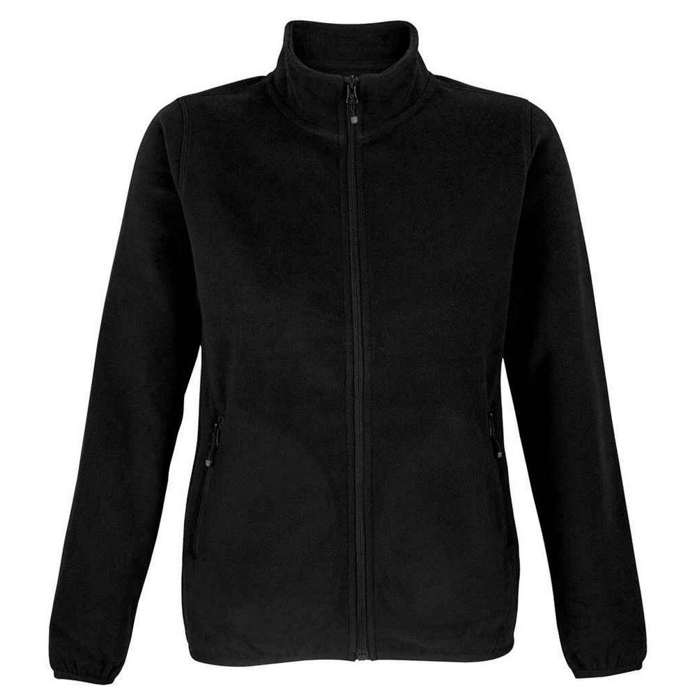 Klassische Microfleece Jacke mit Reißverschluss