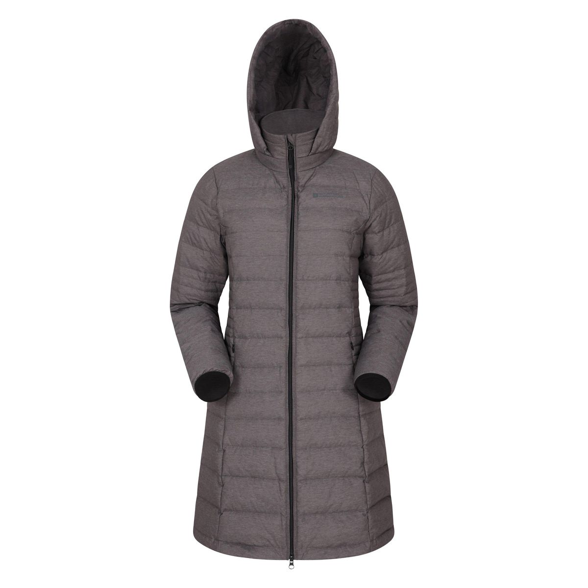 Mountain Warehouse Womens/Ladies Furnace Down Long Length Padded Jacket (Dunkelgrau)