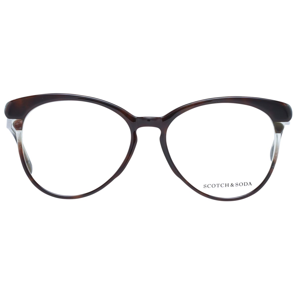 Zweifarbige Cat-Eye Brillenfassung