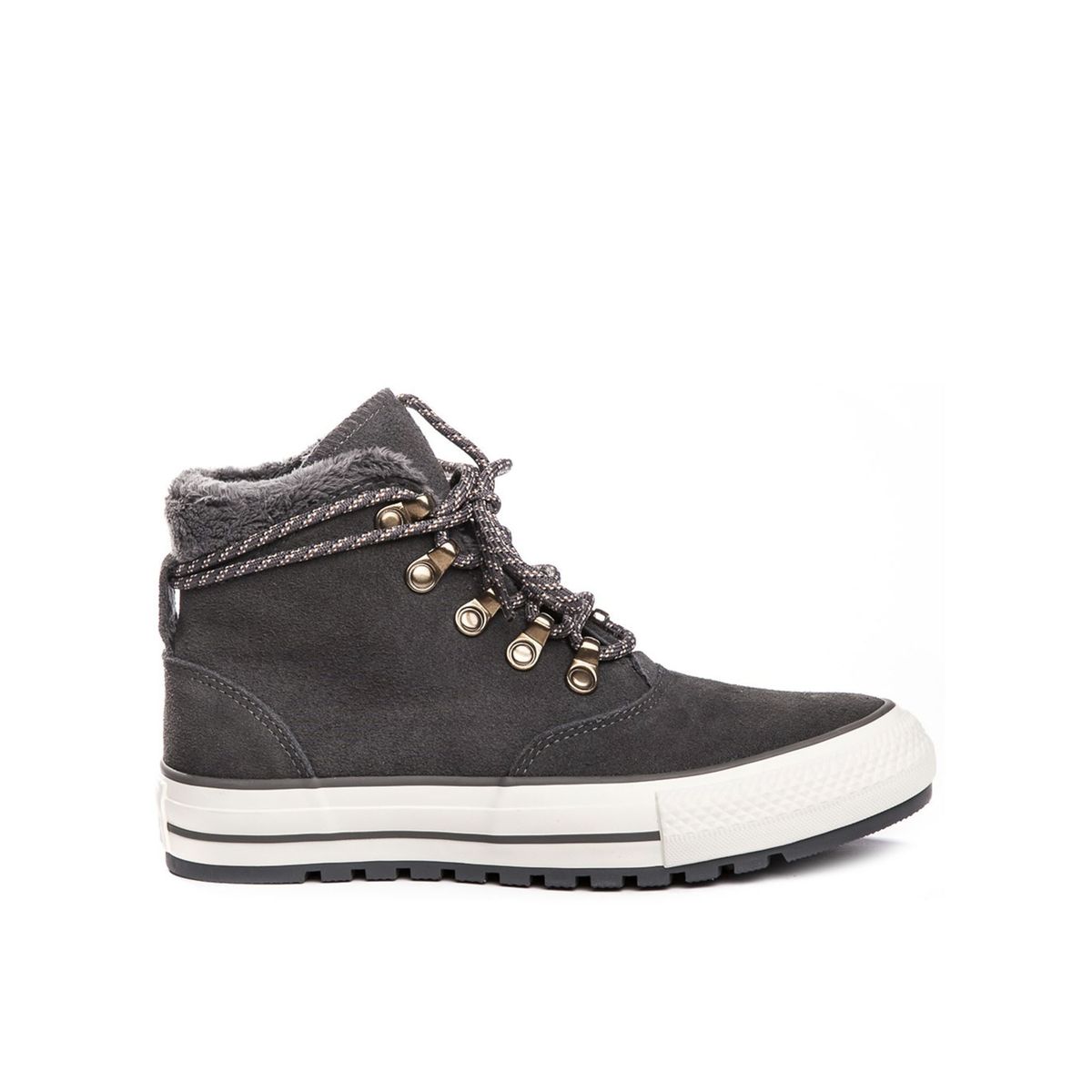 Wildleder High-Top Mode Sneaker Stiefel