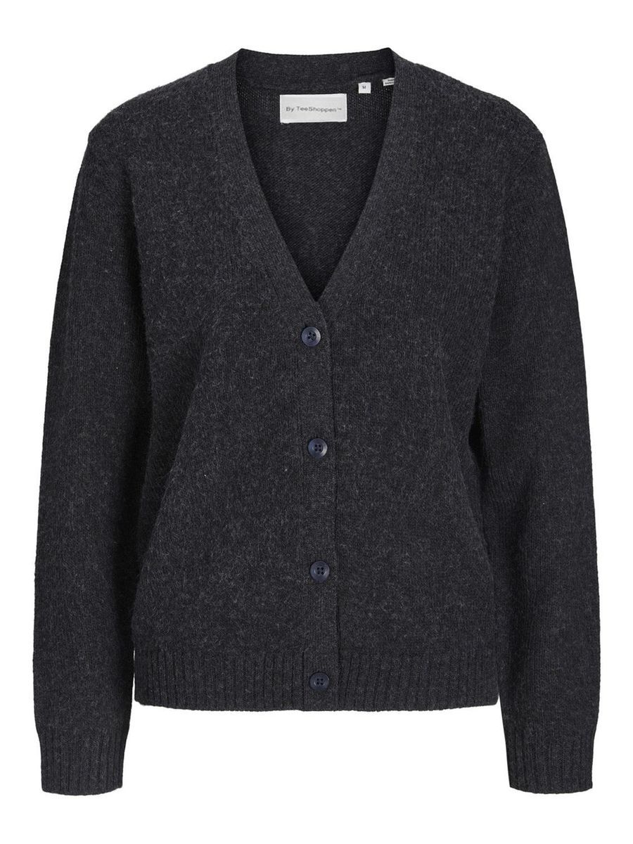 Klassische Strickjacke mit Knopfleiste