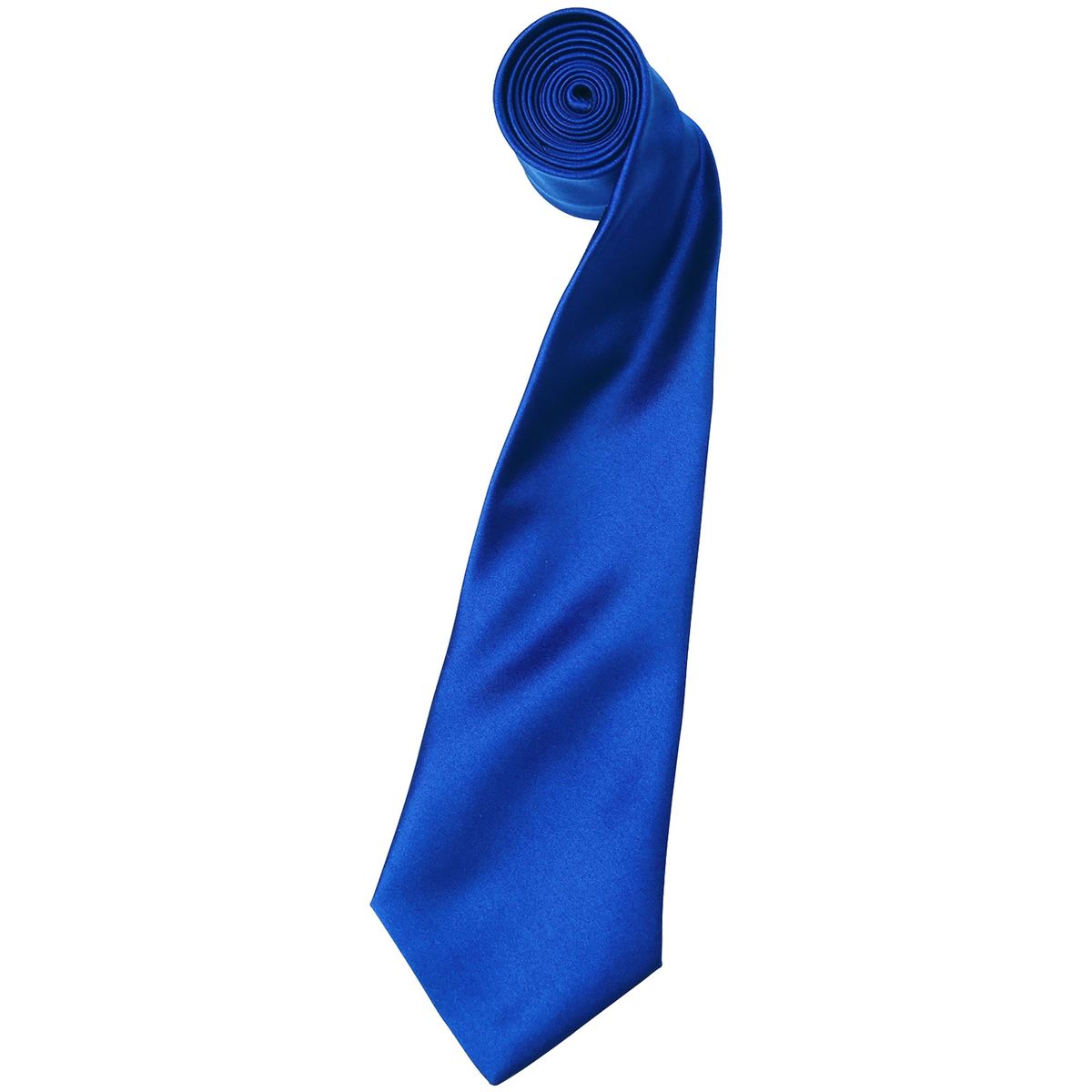 Klassische königsblaue Satin Krawatte
