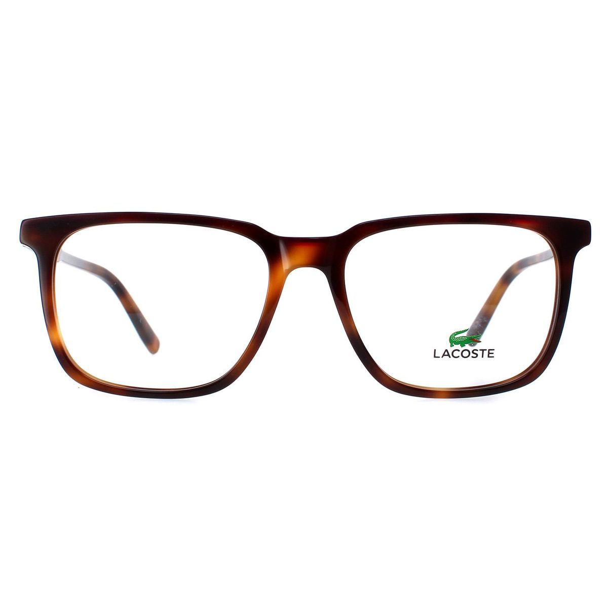 Quadratische braune Havana Brille