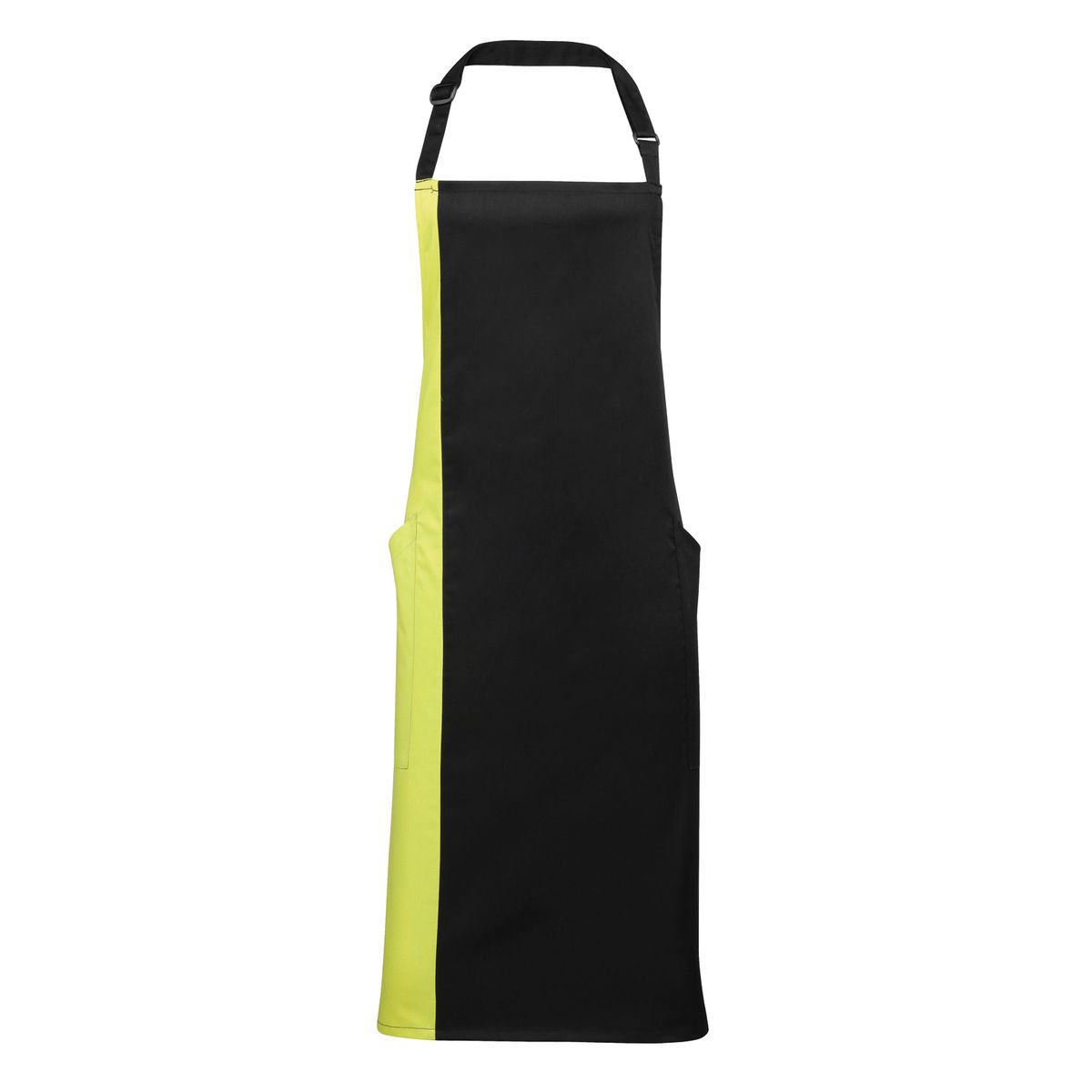 Unisex Kochschürze Schwarz und Limette