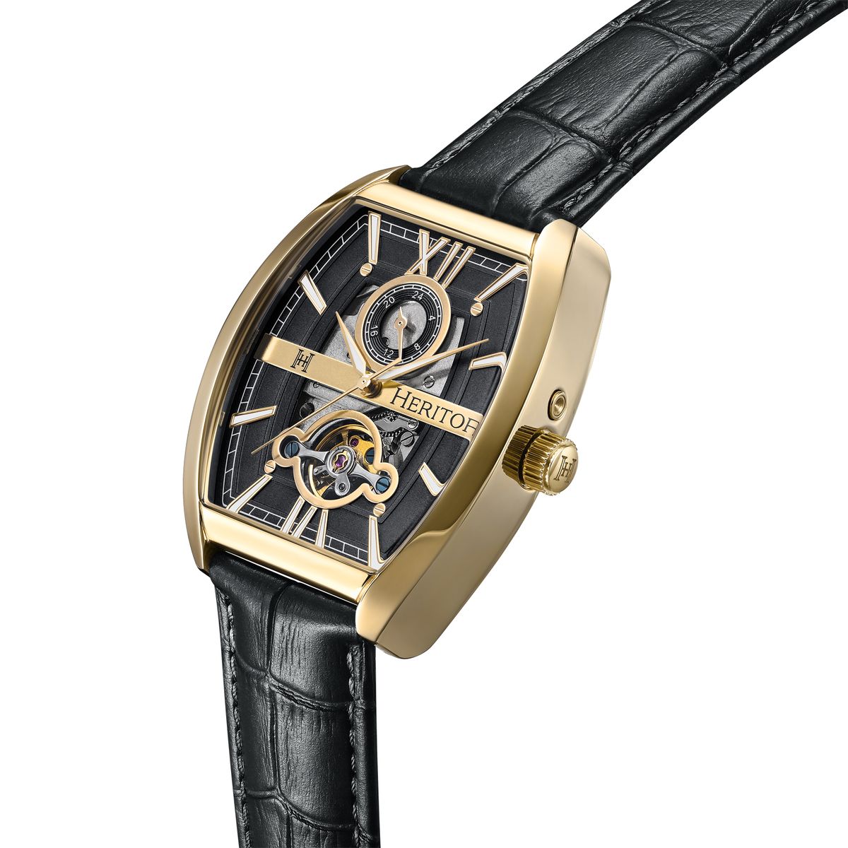Masterson Semi-Skelett Automatik-Armbanduhr