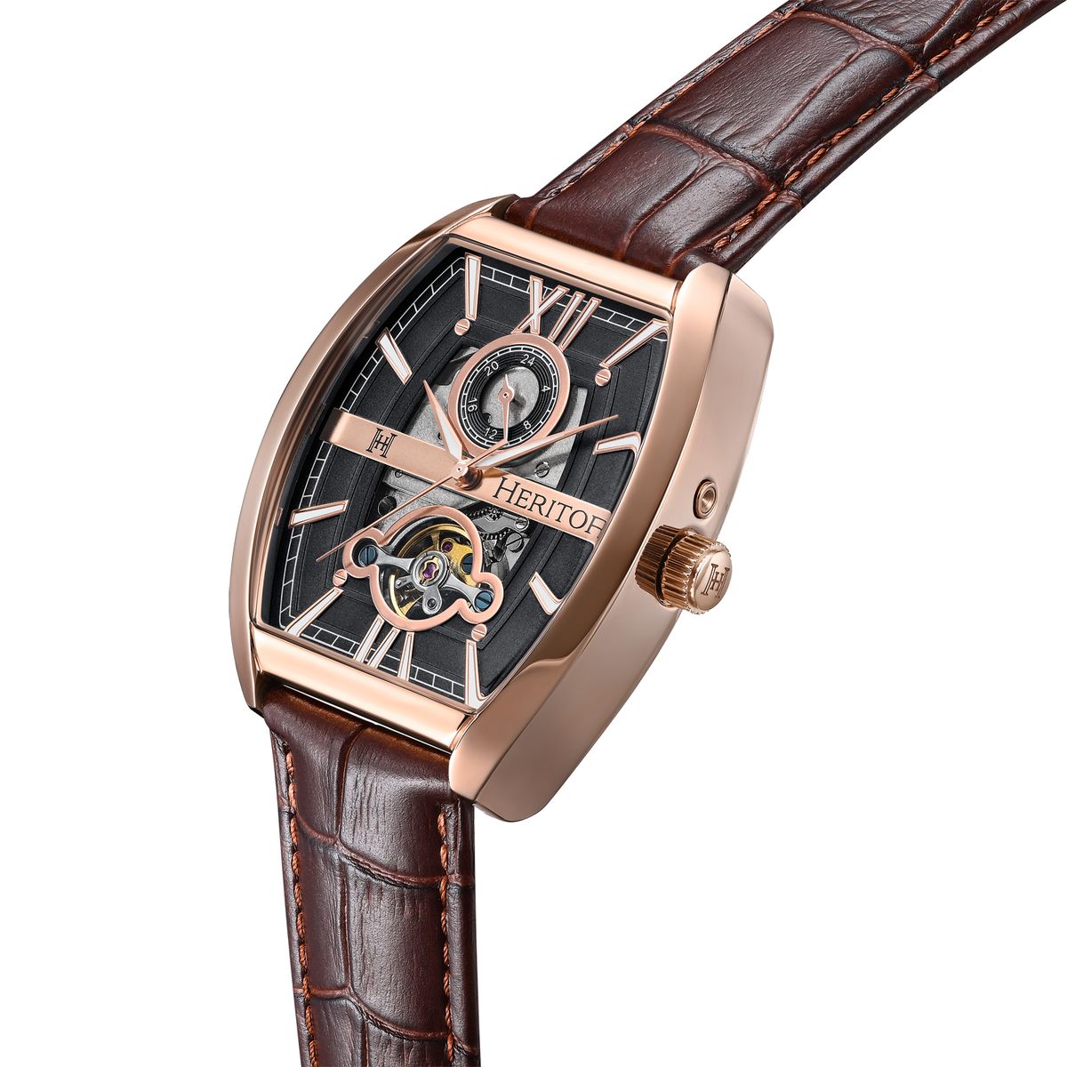 Masterson Semi-Skelett Automatik-Armbanduhr