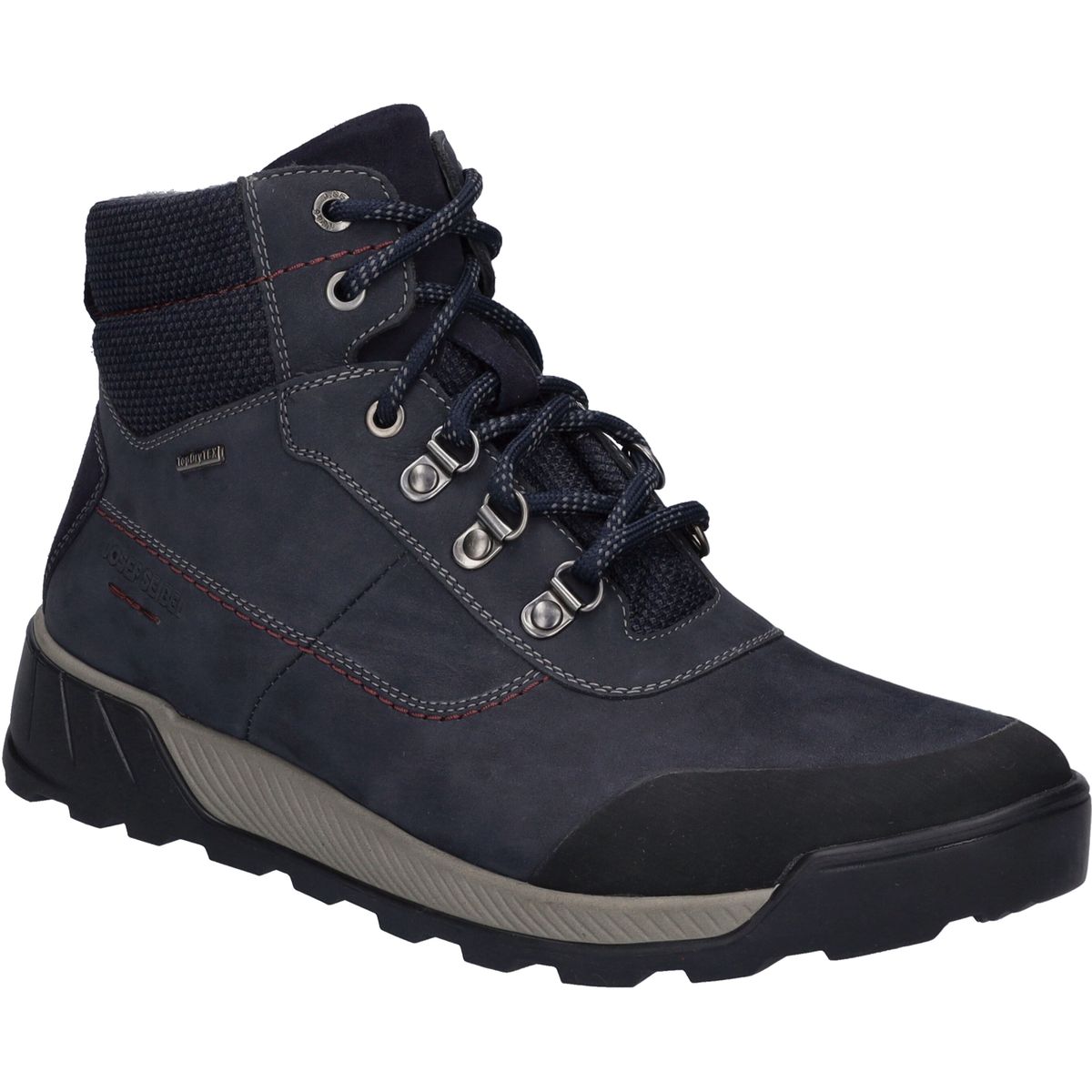 Herren-Lederstiefelette mit Schnürsenkeln