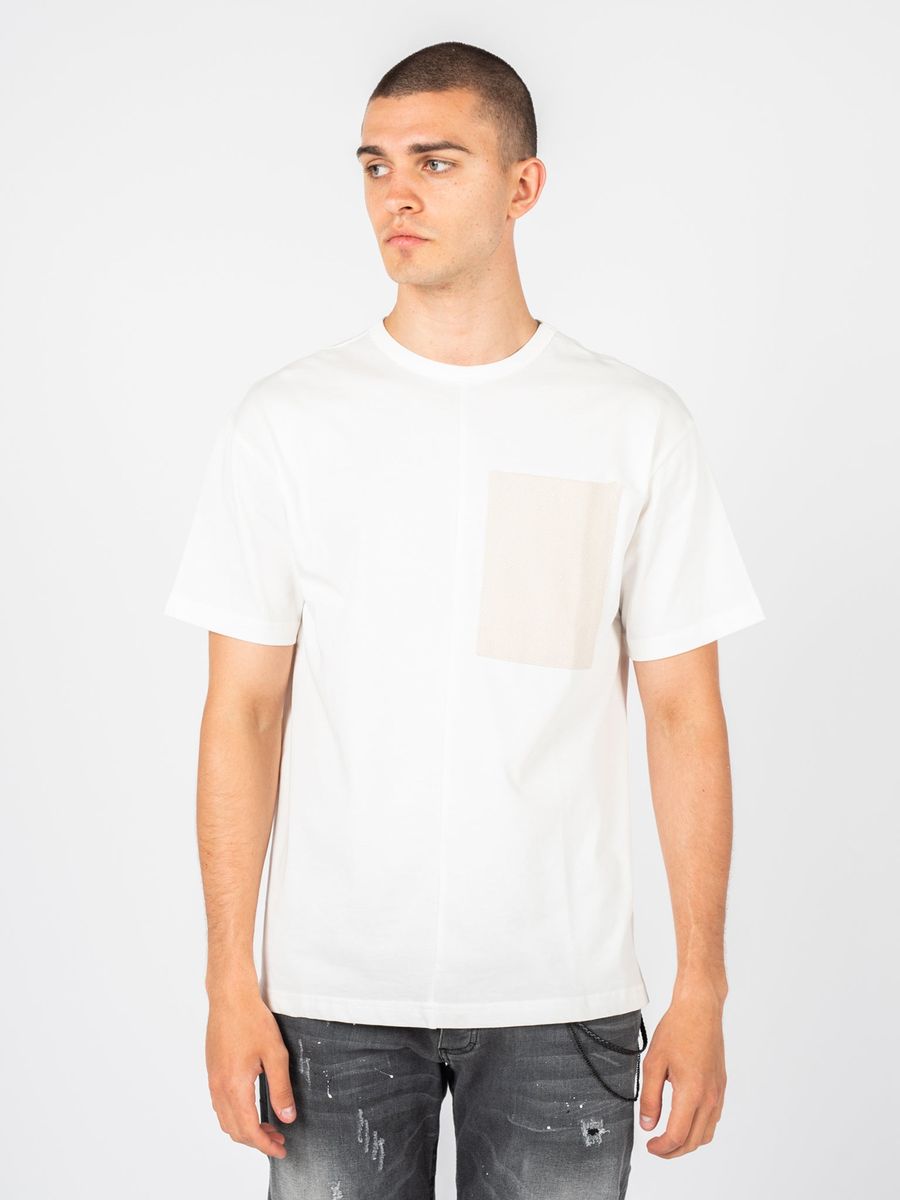 Oversize-T-Shirt mit Kontrast-Brusttasche