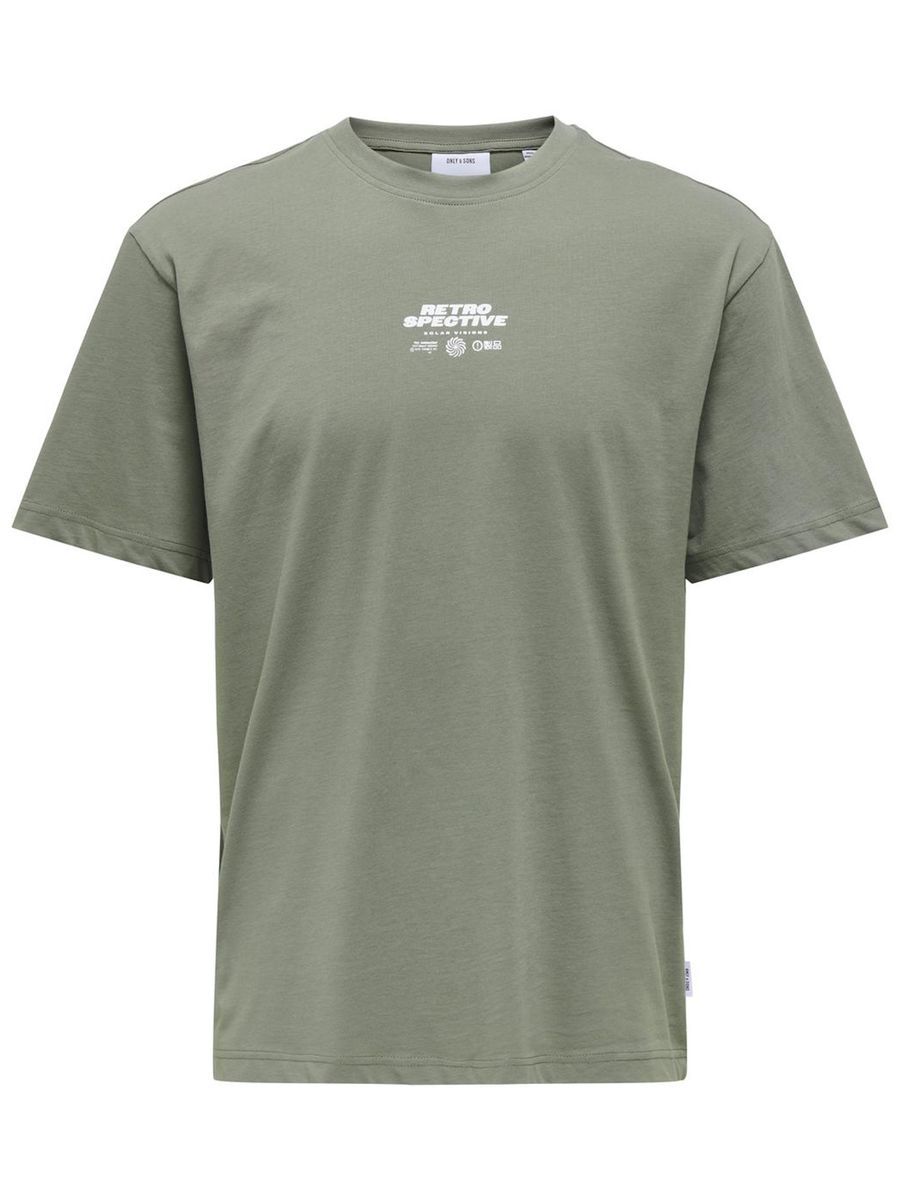 Lässiges T-Shirt mit Retro-Grafikprint